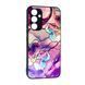 TPU чохол Marble Ultraviolet для Samsung Galaxy A34 Dark Purple 088622 фото 1