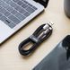USB-кабель Hoco U74 Grand Type-C Cable (1.2m) (чорний і червоний) 80626 фото 8