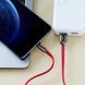 USB-кабель Hoco U74 Grand Type-C Cable (1.2m) (чорний і червоний) 80626 фото 4