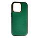 TPU чохол Leather New на iPhone 14 Pro Max (на айфон 14 про макс) зелений 086705 фото 1