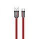 USB-кабель Hoco U74 Grand Type-C Cable (1.2m) (чорний і червоний) 80626 фото 3
