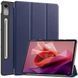 Шкіряний чохол книжка Crazy Horse для Lenovo Tab P12 (12.7") / синій 093861 фото 1
