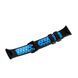Ремешок браслет Perforation на Xiaomi Mi Smart Band 7 Pro Black and Blue 91026 фото 2