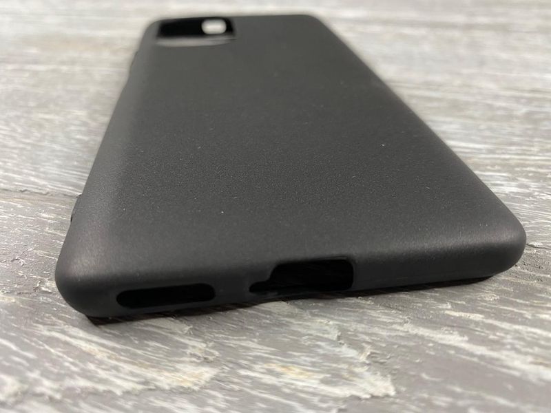TPU матовий чохол для Xiaomi Poco F3 чорний 083275 фото