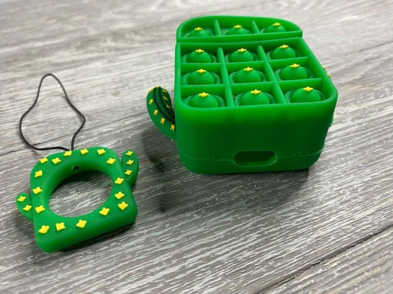Чехол Pop it кактус на Airpods 083786 фото