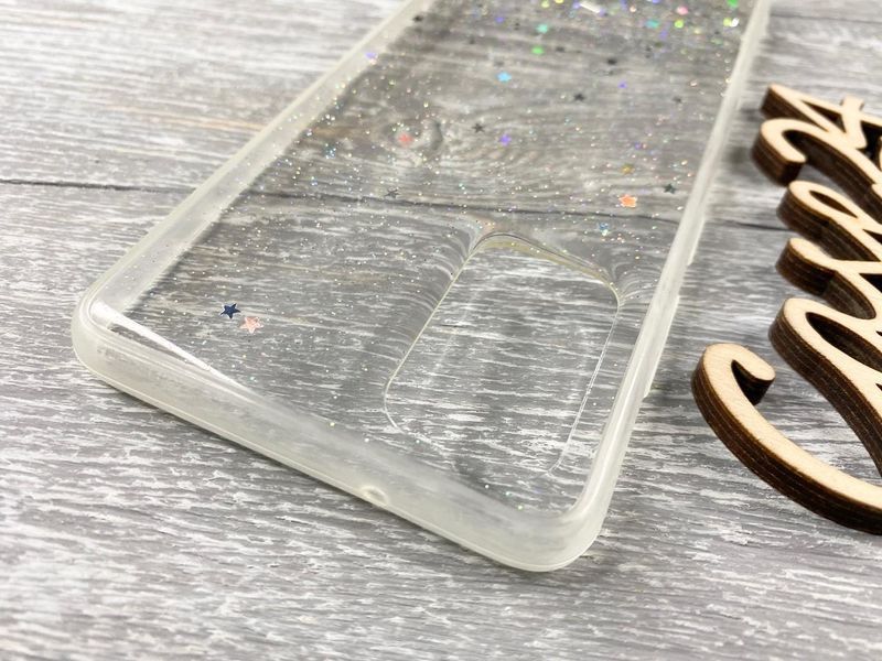 TPU чехол Star Glitter для Samsung Galaxy S20 Plus прозрачный 084535 фото