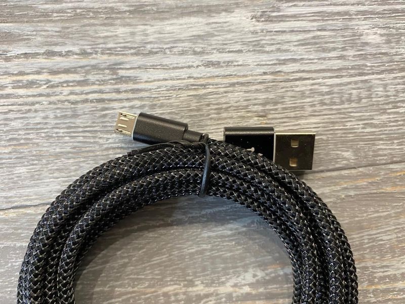 USB кабель Budi на micro-USB (2.4 А) 3m 81847 фото