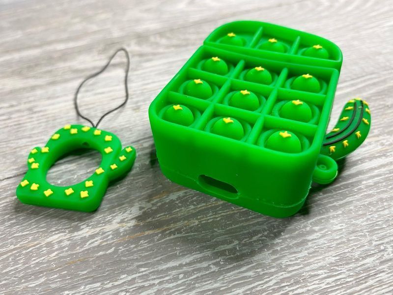 Чехол Pop it кактус на Airpods 083786 фото