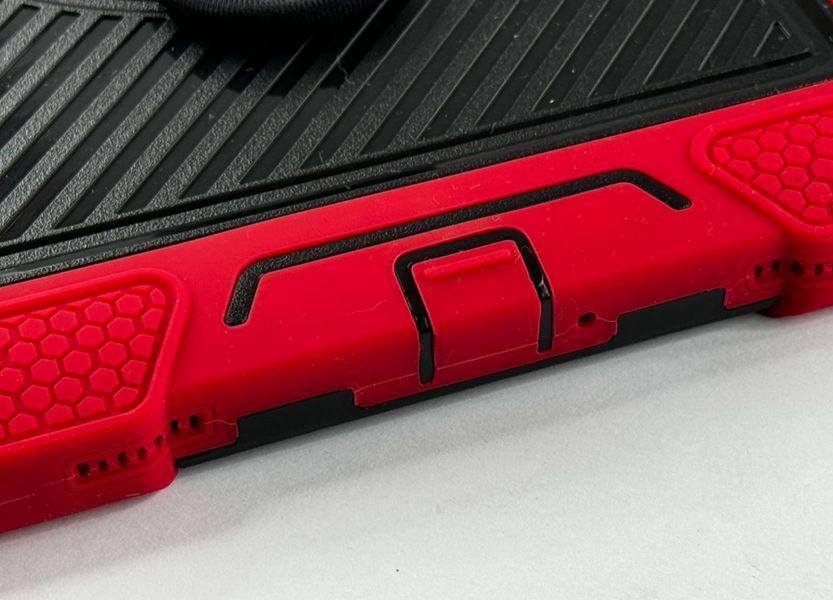 PC + TPU чехол Carbon Armor Tablet на планшет Samsung Galaxy Tab A9 Plus (11") / красный 201145 фото