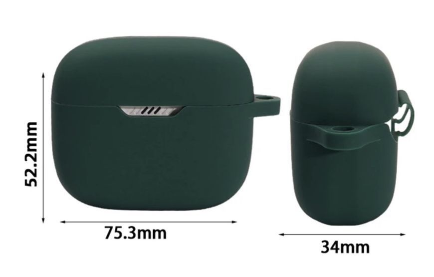 Силіконовий чохол із карабіном для JBL Tune 230 TWS&nbsp;(на джол тюн 230) червоний 87402 фото