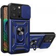 PC + TPU чехол Camshield armor для iPhone 15 Pro / синий