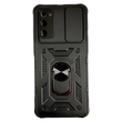 PC + TPU чехол Camshield armor для Samsung Galaxy S20 FE / чорний