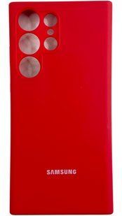 Чехол Soft touch на Samsung Galaxy S23 Ultra / красный 087753 фото