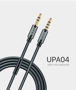 AUX-кабель НОСО UPA04 Noble Sound (with Mic) 1m 50983 фото