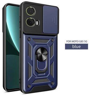 PC + TPU чехол Camshield Armor для Motorola Edge 50 Fusion / синий 201212 фото