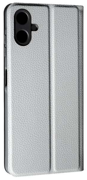 Шкіряний чохол книжка Fibra case на Samsung Galaxy A07 (A075) / grey 203875 фото