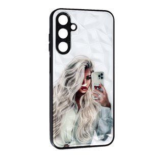 Чохол накладка Prisma Ladies для Samsung Galaxy A25 Girl with Phone 096157 фото