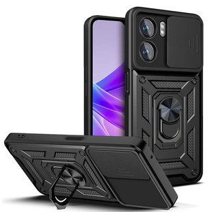PC + TPU чехол Camshield armor для OPPO A57S / черный 089424 фото