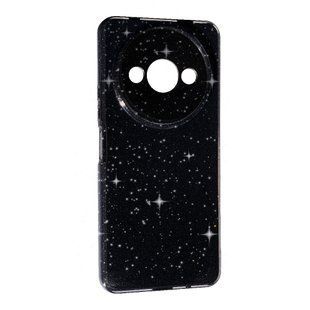TPU чехол Summer Vibe для Xiaomi Redmi A3 черный 096903 фото