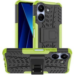 PC + TPU чехол Armor для Xiaomi Redmi 13C зеленый 095600 фото