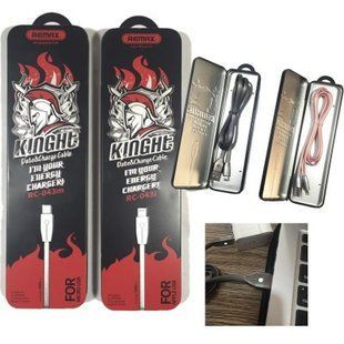 USB кабель Remax Knight с Lighting (2 цвета) (RC-043i) 12165 фото