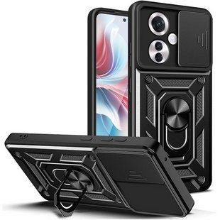 PC + TPU чехол Camshield armor на Oppo Reno 11F / черный 096797 фото