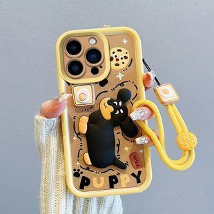 Чохол силіконовий Cartooncase на iPhone 11 / Puppy black 098324 фото
