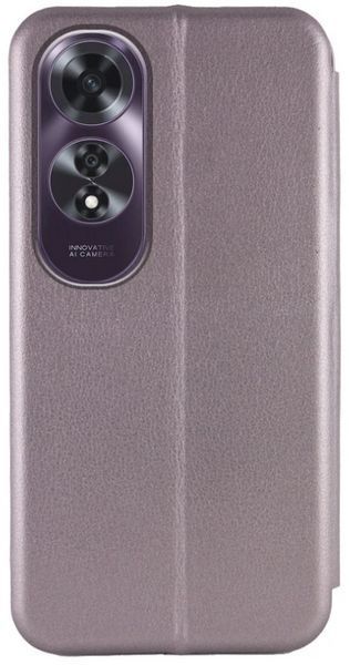 Чехол книжка Elegant book для OPPO A60 / серый 202511 фото