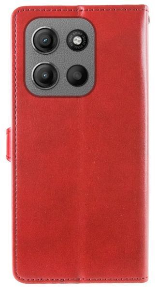 Кожаный чехол книжка Galant Book для Motorola G15 Power / красный 204304 фото