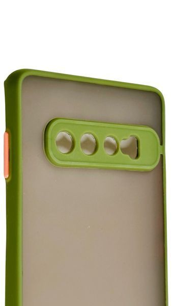 TPU чохол накладка Matte Color Case для Samsung Galaxy S10 Plus світло-зелений 092234 фото