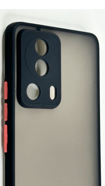 TPU чохол накладка Matte Color Case для Xiaomi 13 Lite чорний 092084 фото