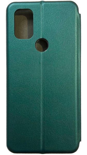 Кожаный чехол книжка Elegant на OnePlus Nord N10 / изумрудный 087595 фото