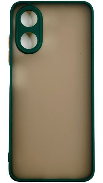 TPU чехол накладка Matte Color Case для OPPO A17k темно-зеленый 83237 фото