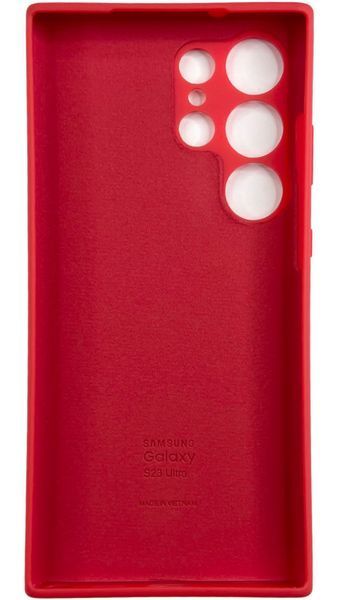 Чохол Soft touch на Samsung Galaxy S23 Ultra / червоний 087753 фото