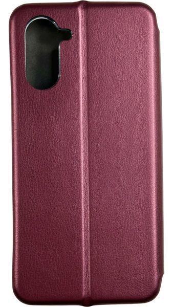Чохол книжка Elegant book для Realme 10 / бордовий 91681 фото