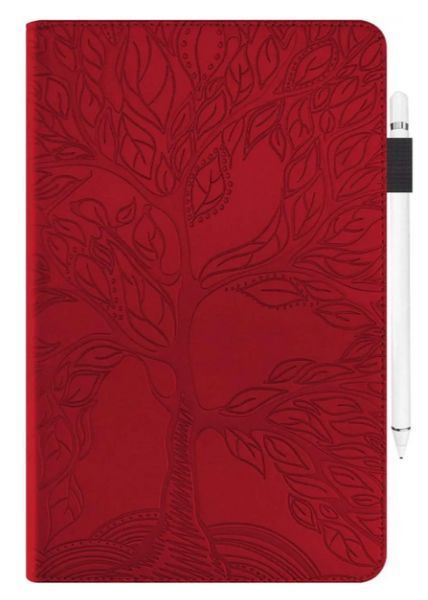 Чохол книжка Wood book для Lenovo Tab K11 2024 (11") / червоний 202188 фото