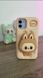 Гумовий 3D чохол Labubu для iPhone 12 / рожевий 202642 фото 10