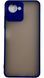 TPU чехол накладка Matte Color Case для Realme C30S синий 092634 фото 2