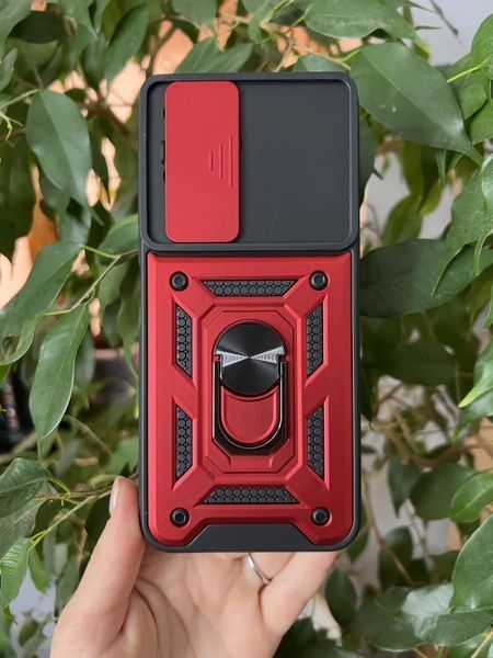 PC + TPU чохол Camshield armor для Tecno Pova Neo 3 / червоний 097147 фото