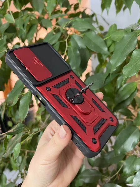PC + TPU чохол Camshield armor для Tecno Pova Neo 3 / червоний 097147 фото