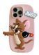 Силіконовий 3D чохол Friends Tom & Jerrie для iPhone 15 Pro Max / рожевий 099449 фото 1
