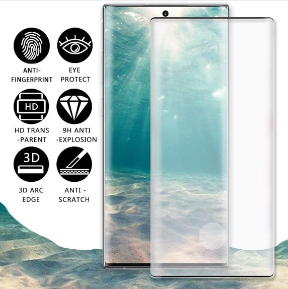Захисне скло для Samsung Galaxy Note 20 чорний 81713 фото