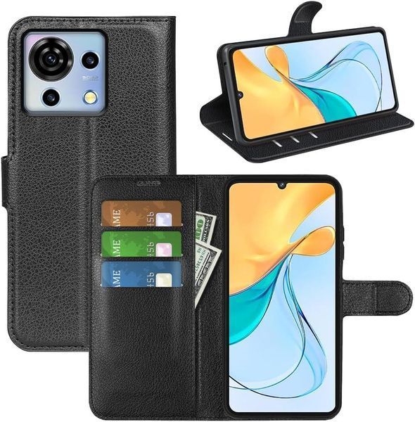 Чохол книжка Lichee для ZTE Blade V50 Vita чорний 094929 фото