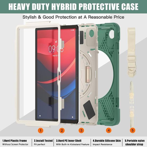 Чохол Carbon Armor Cross Tablet на планшет Lenovo Tab M11 (11") / зелений 097622 фото