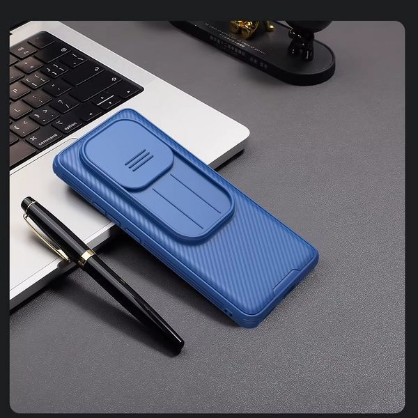 Чохол CamShield Pro Case Nillkin на Xiaomi Redmi Note 14 Pro (5G)/синій 098825 фото