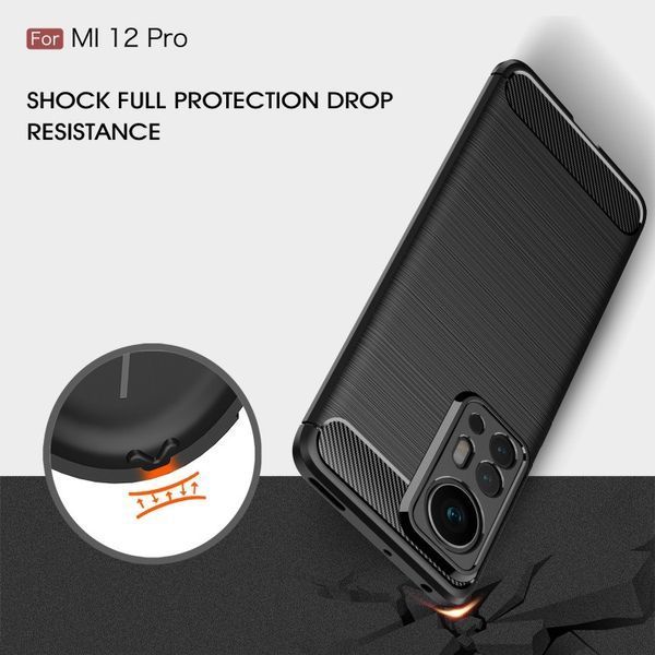 TPU чехол накладка Urban для Xiaomi 12 Pro / черный 088364 фото