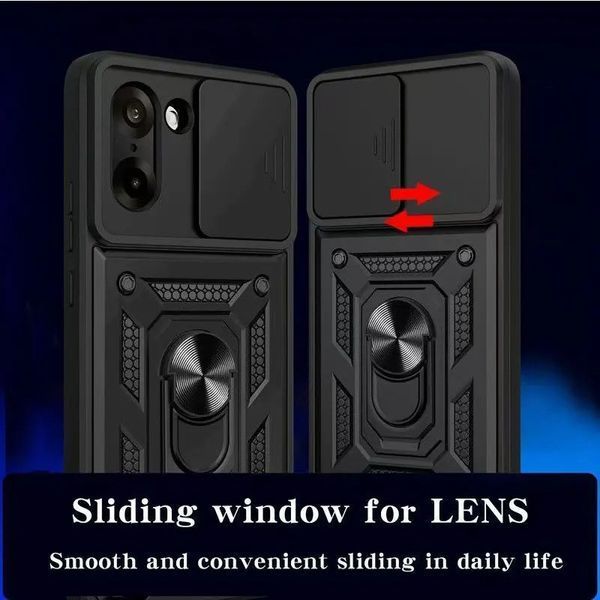 PC + TPU чехол Camshield Armor для OnePlus 15R / красный 101072 фото