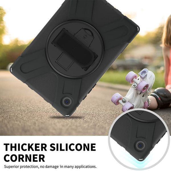 PC + TPU чохол Armor Cover Tablet Cross на планшет Samsung Galaxy Tab A8 (X200 / X205) 10.5" / чорний 097595 фото