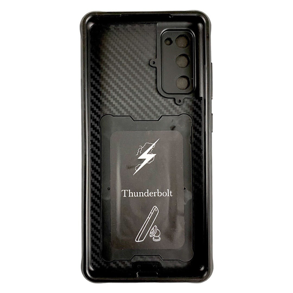 PC + TPU чехол Camshield armor для Samsung Galaxy S20 FE / чорний 084491 фото