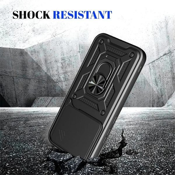 PC + TPU чохол Camshield armor для Poco F8 Pro / синій 100964 фото